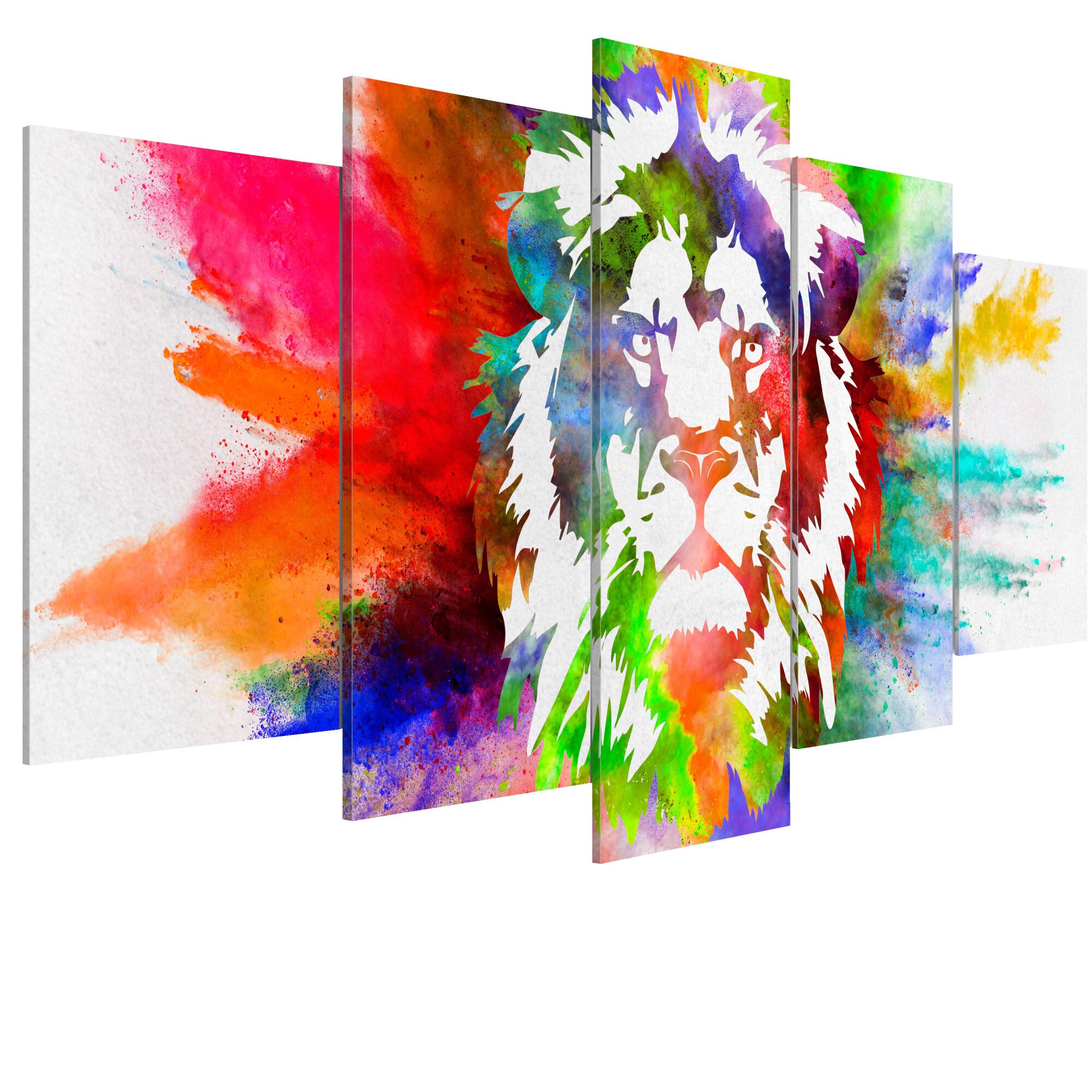 Tablou canvas 5 piese - Maestru al Energiei - 100 x 50 cm