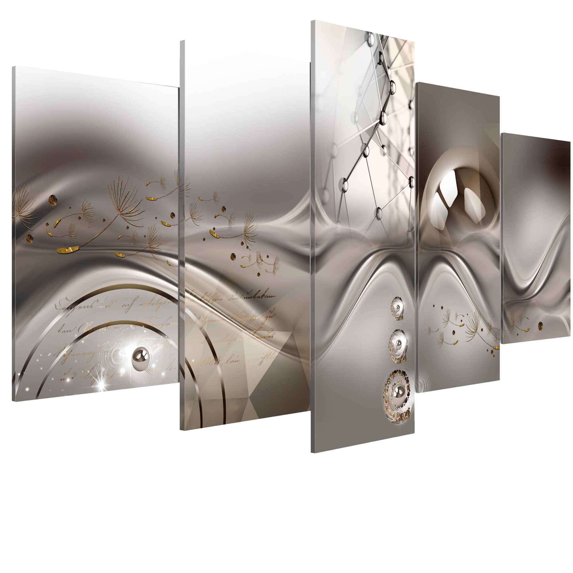 Tablou canvas 5 piese - Majestatea simetriei - 200 x 100 cm