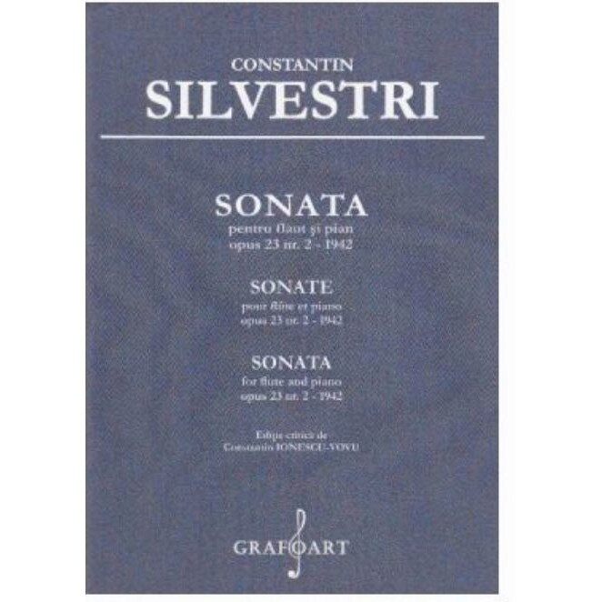 Sonata pentru flaut si pian OP.23 , Nr.2 - Constantin Silvestri