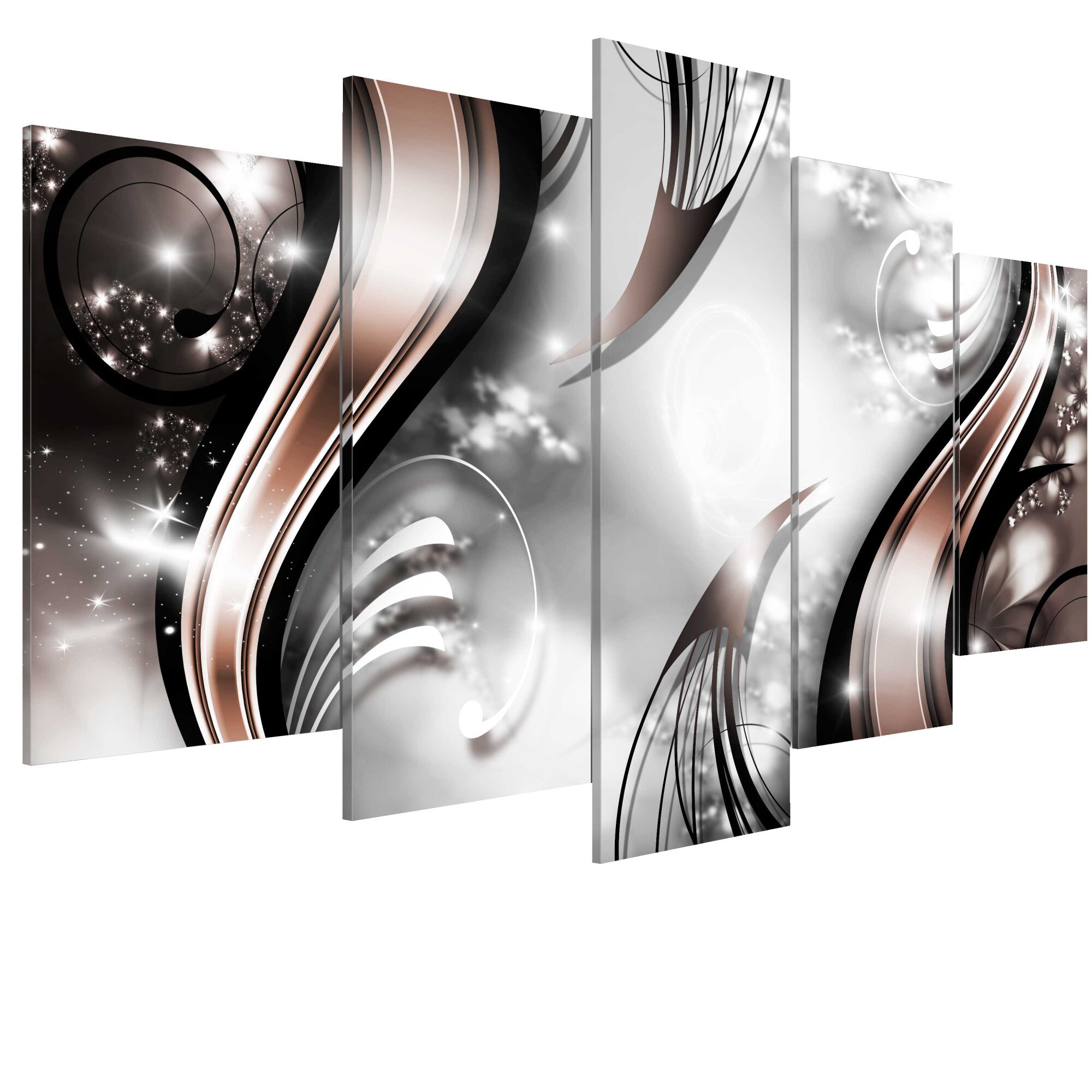Tablou canvas 5 piese - Mirajul scortiSoarei - 100 x 50 cm
