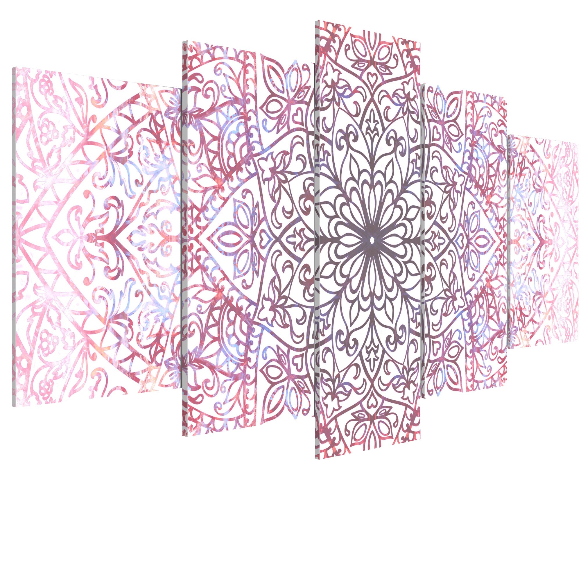 Tablou canvas 5 piese - Perfectiune etnica - 200 x 100 cm