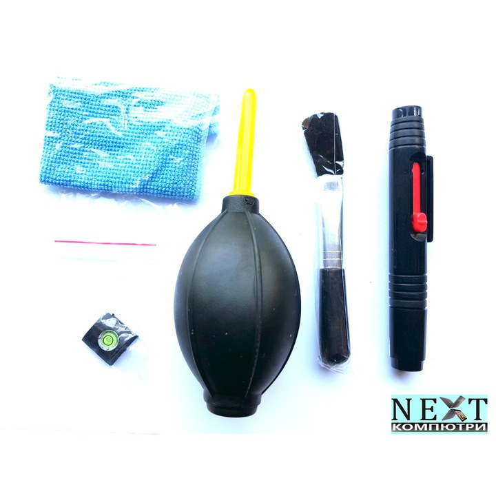 Комплект за почистване на фотоапарат и обективи NEXT 5 в 1