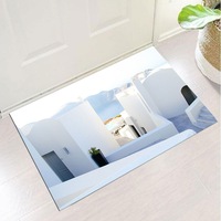covor intrare impermeabil pres pvc art factory peisaj cu apa si casa alba 50 x 70 cm imagen 1_0_
0
