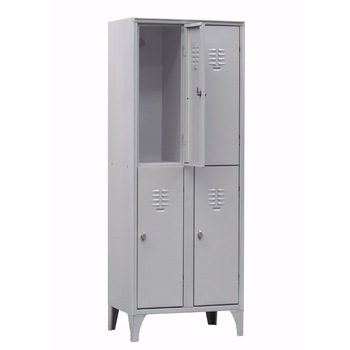 Vestiar metalic cu picioare si 4 usi 113/04P, 700x500x1800 mm (LxlxH), Italia Vestiar metalic cu picioare si 4 usi 113/04P, 700x500x1800 mm (LxlxH), Italia