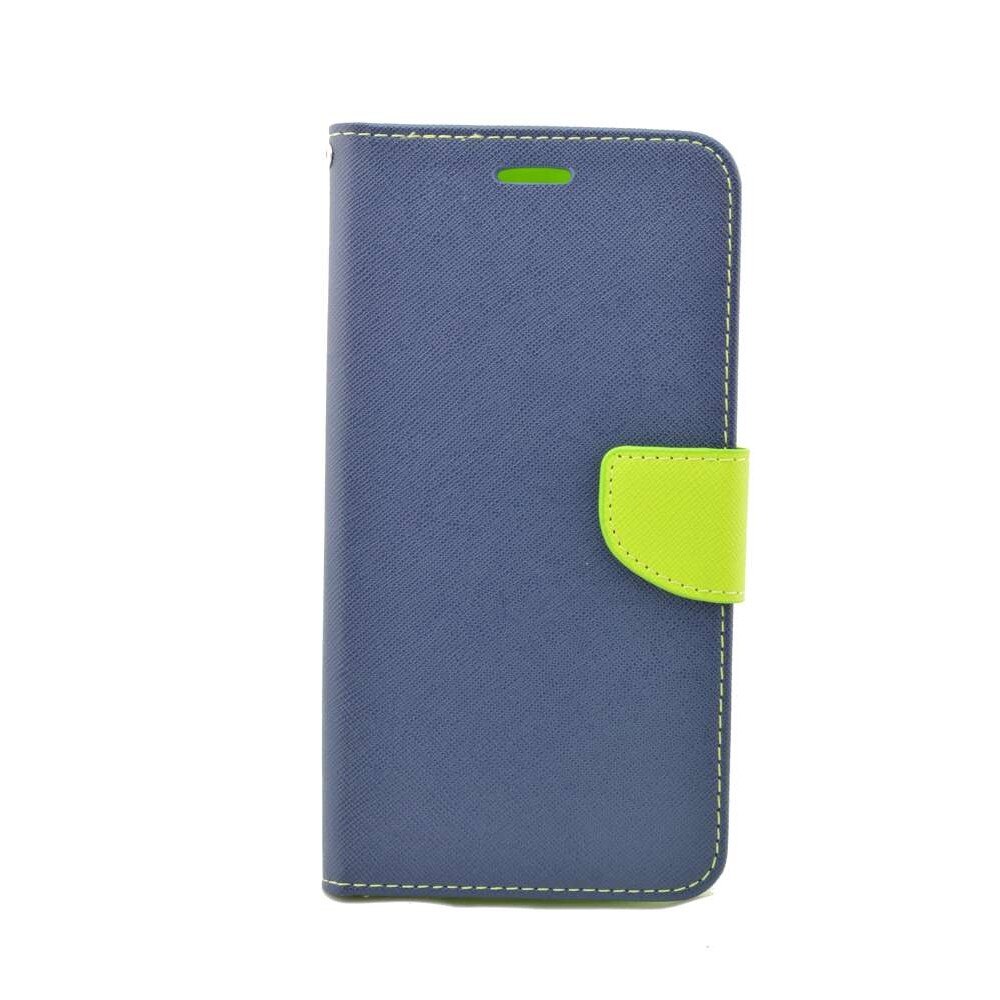 Husa piele Samsung Galaxy A8 A800,Fancy, albastru