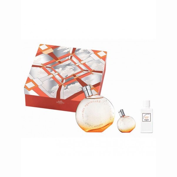 Set Hermes Eau des Merveilles, Femei: Apa de Toaleta, 50 ml + Lotiune de corp, 40 ml + Apa de Toaleta, 7.5 ml
