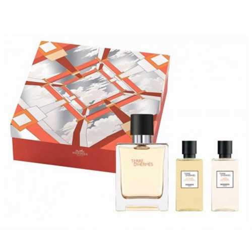 Set Hermes Terre d'Hermes Eau Intense Vetiver, Barbati: Apa de Toaleta, 50 ml + After shave, 40 ml + Gel de dus, 40 ml