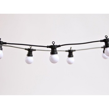 Ghirlanda Luminoasa cu Bec Led Opac 3W /Bec Led, 3 dulii E 27/ml, lumina calda, 30m lungime Ghirlanda Luminoasa cu Bec Led Opac 3W /Bec Led, 3 dulii E 27/ml, lumina calda, 30m lungime