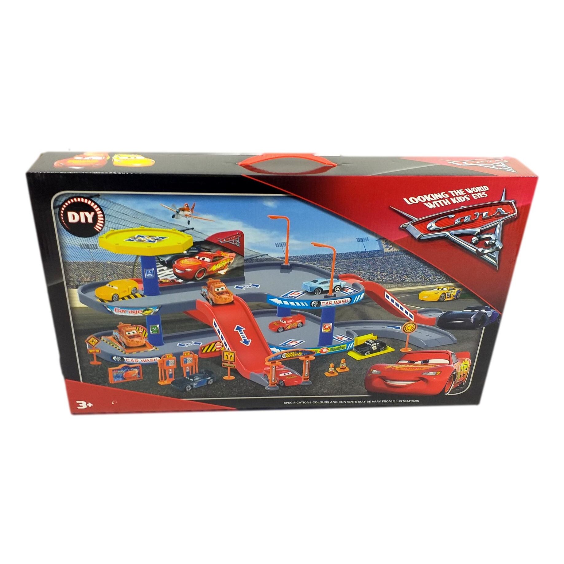 Set Parcare cu Masinuta Cars