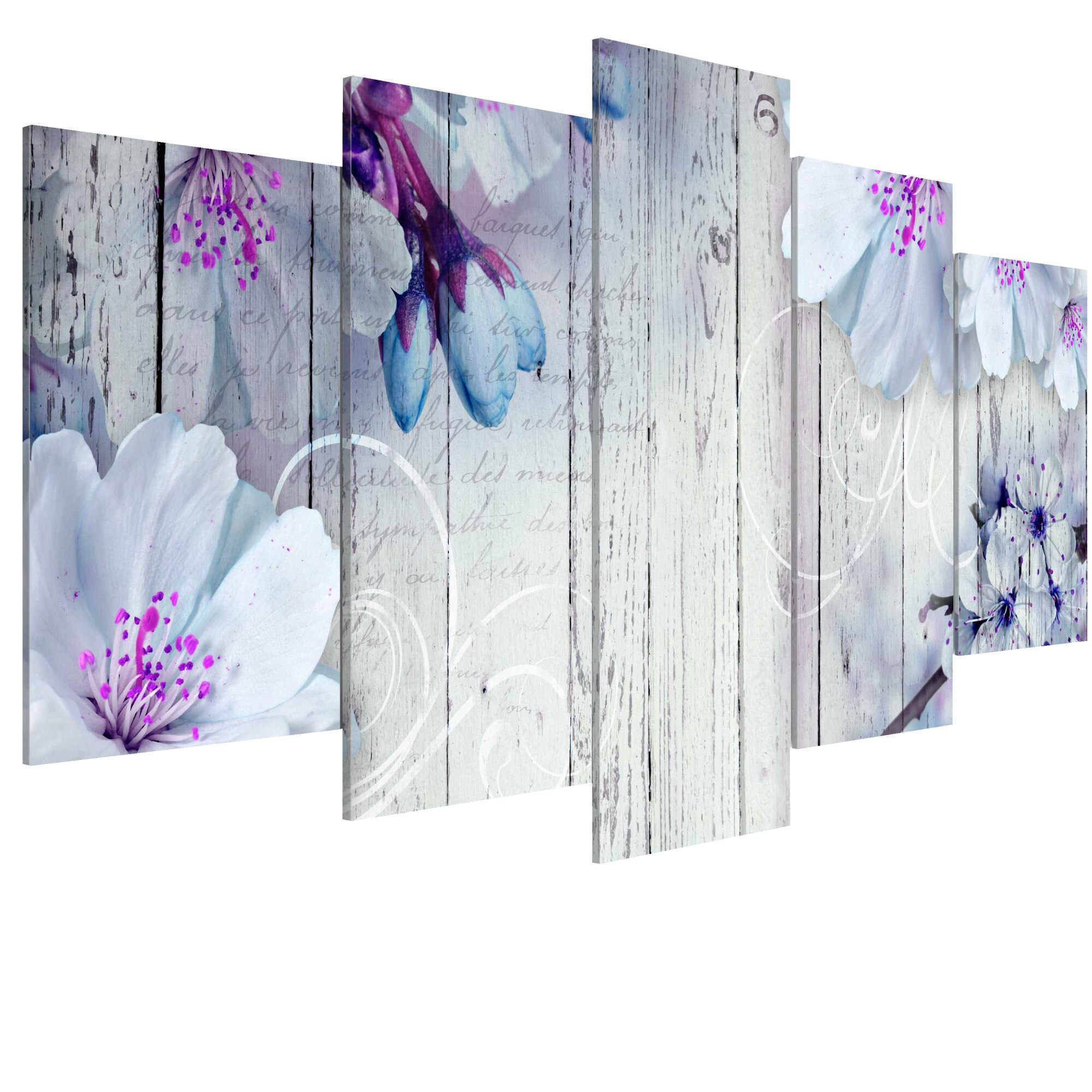 Tablou canvas 5 piese - Blandete - 200 x 100 cm