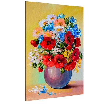Tablou canvas - Buchet de flori salbatice - 60 x 90 cm