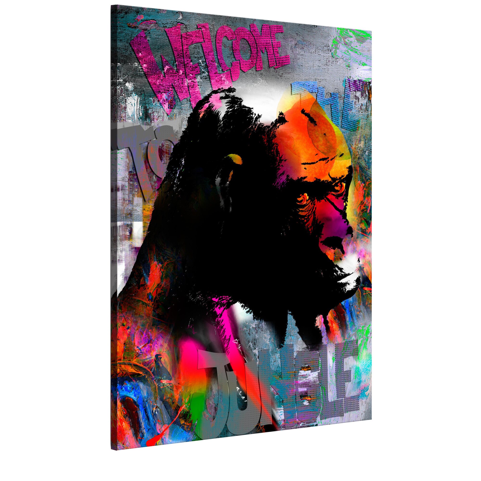 Tablou canvas - Bun venit in jungla - 80 x 120 cm