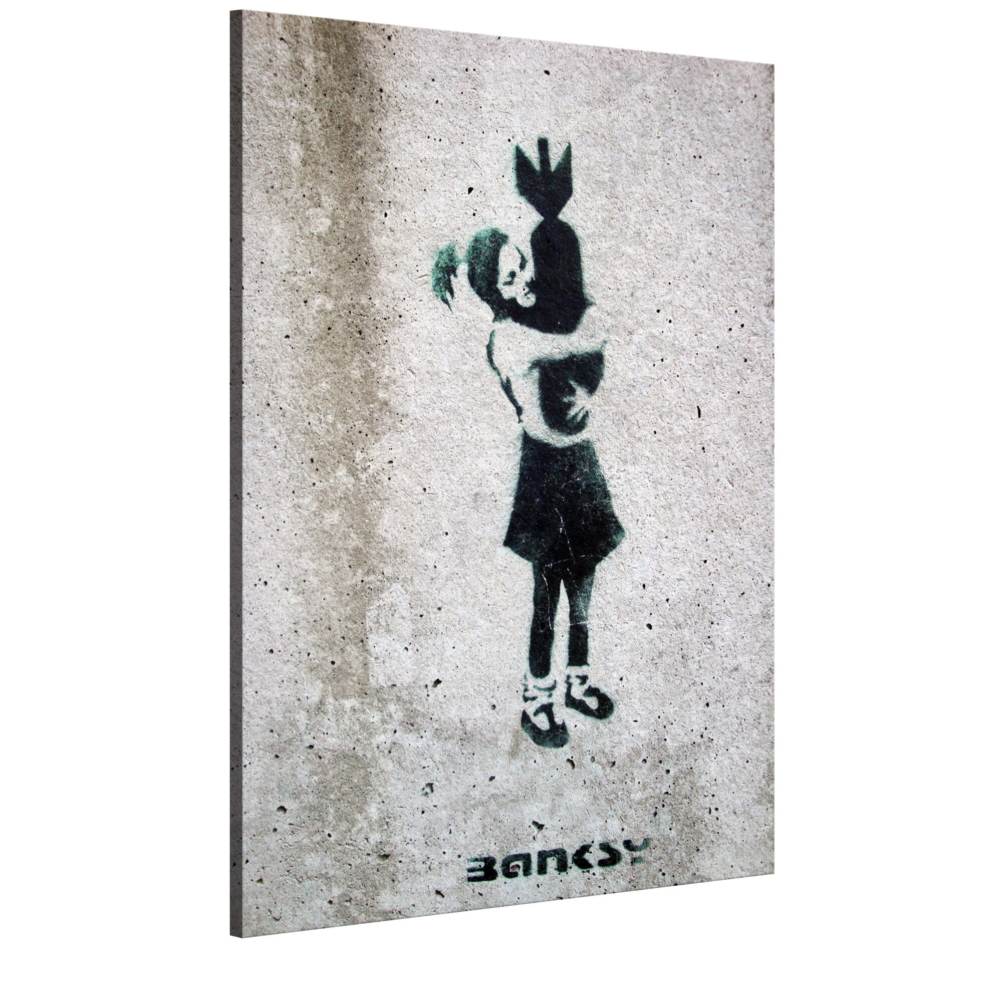 Tablou canvas - Bomb Hugger de Banksy - 40 x 60 cm