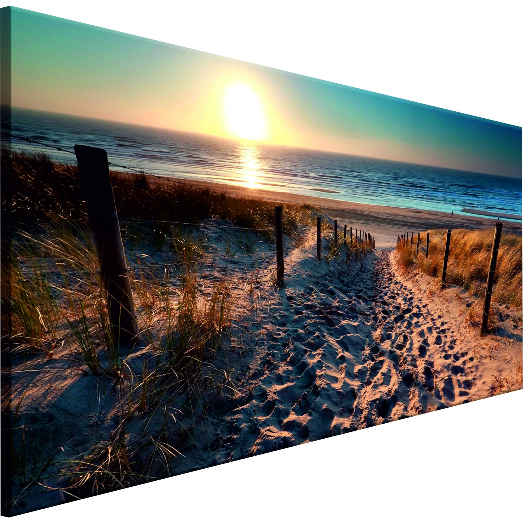 Tablou canvas - Calea apusului - 150 x 50 cm