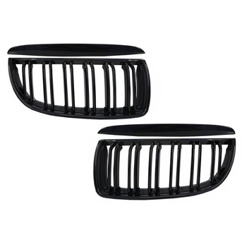 Grile Centrale Duble BMW Seria 3 E90 E91 Pre-LCI (2005-2008) M-Design Negru Lucios Grile Centrale Duble BMW Seria 3 E90 E91 Pre-LCI (2005-2008) M-Design Negru Lucios