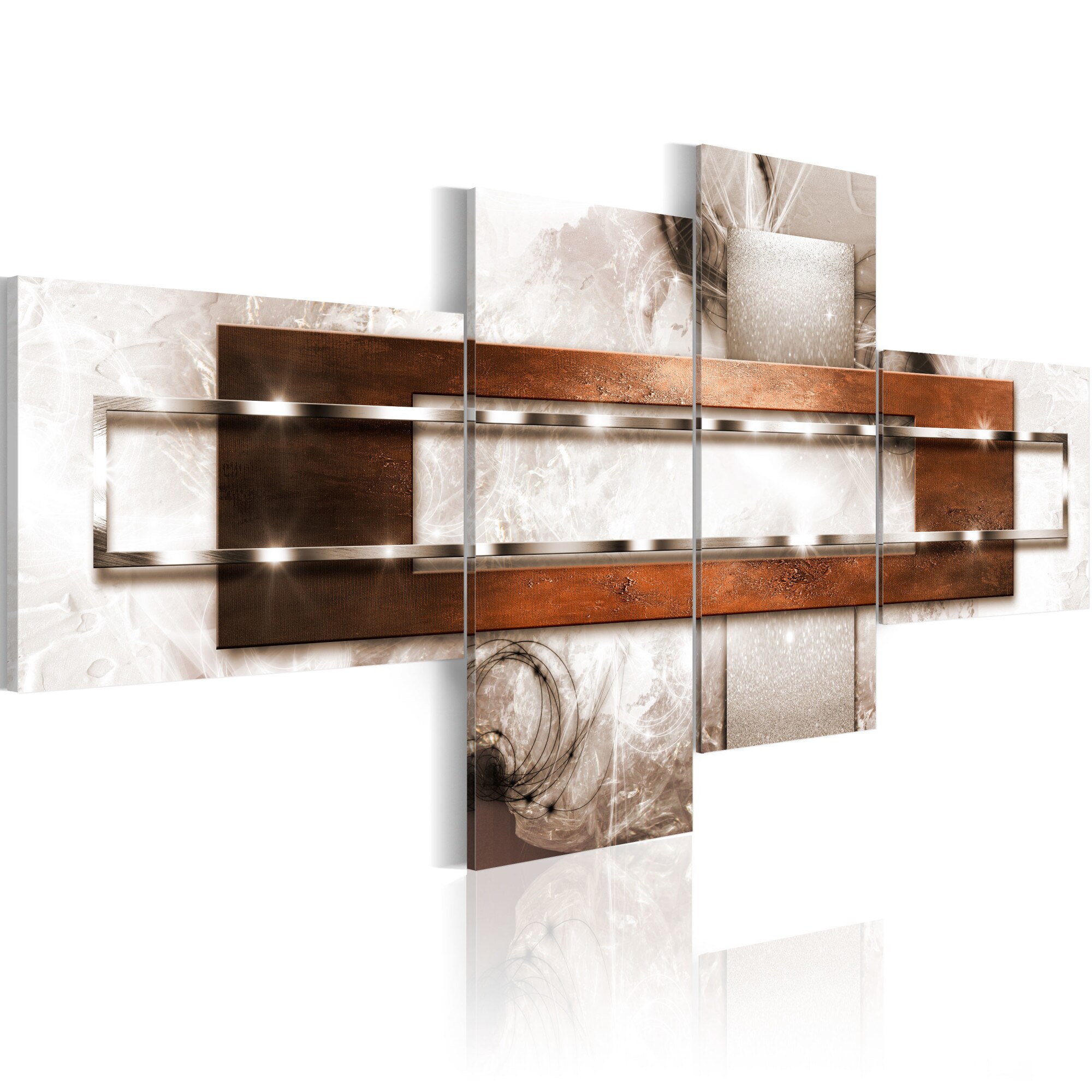 Tablou canvas 4 piese - Calea comerciala de chihlimbar - 100 x 45 cm