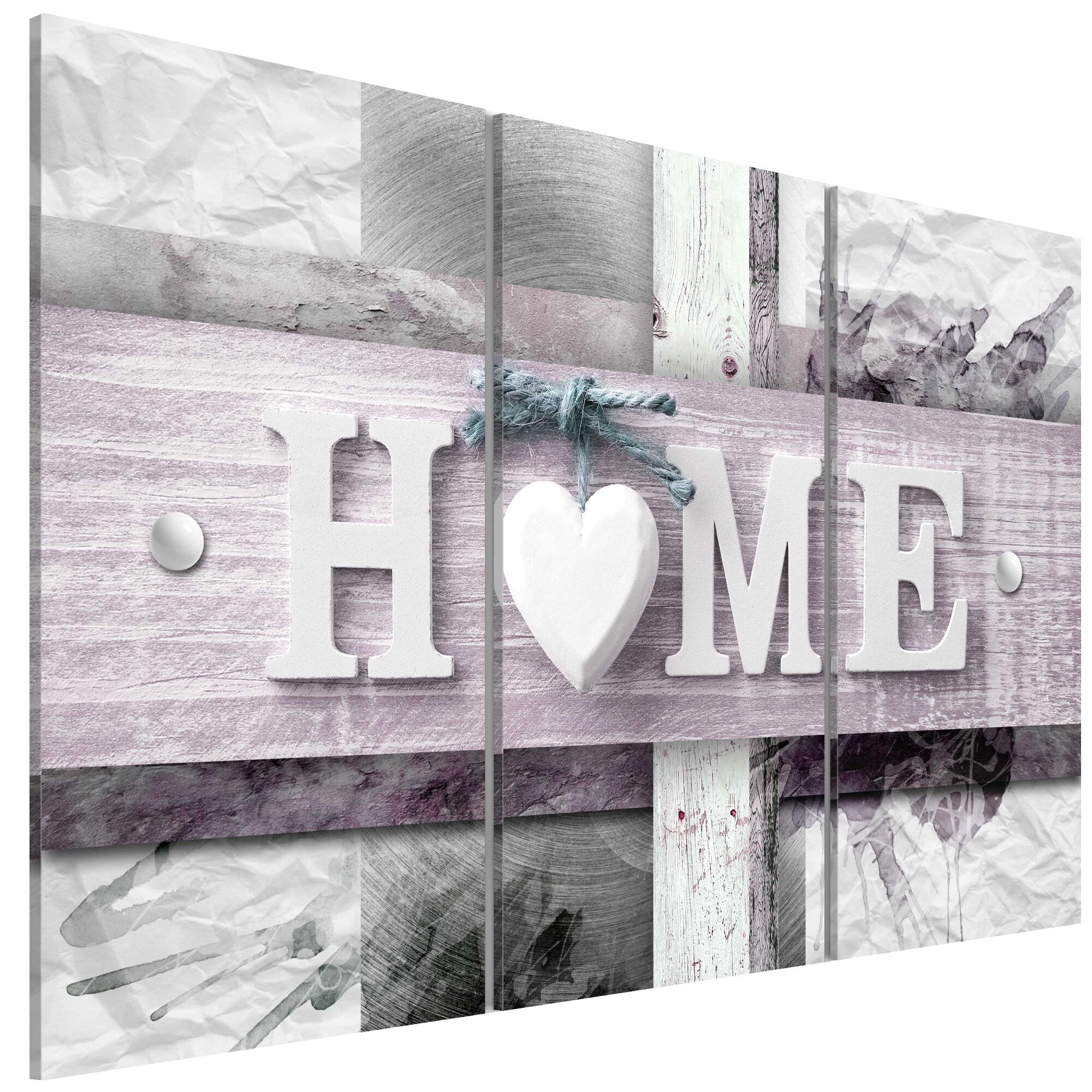 Tablou canvas 3 piese - Heather Vanguard - 120 x 80 cm