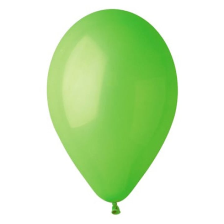 Латексови балони 30 см, Green 12, Gemar G110.12, комплект 25 бр.