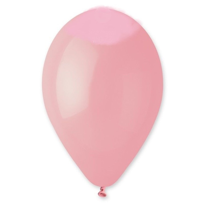 Комплект 20 латексови балона, Рамира, пастелно розово, 26 см