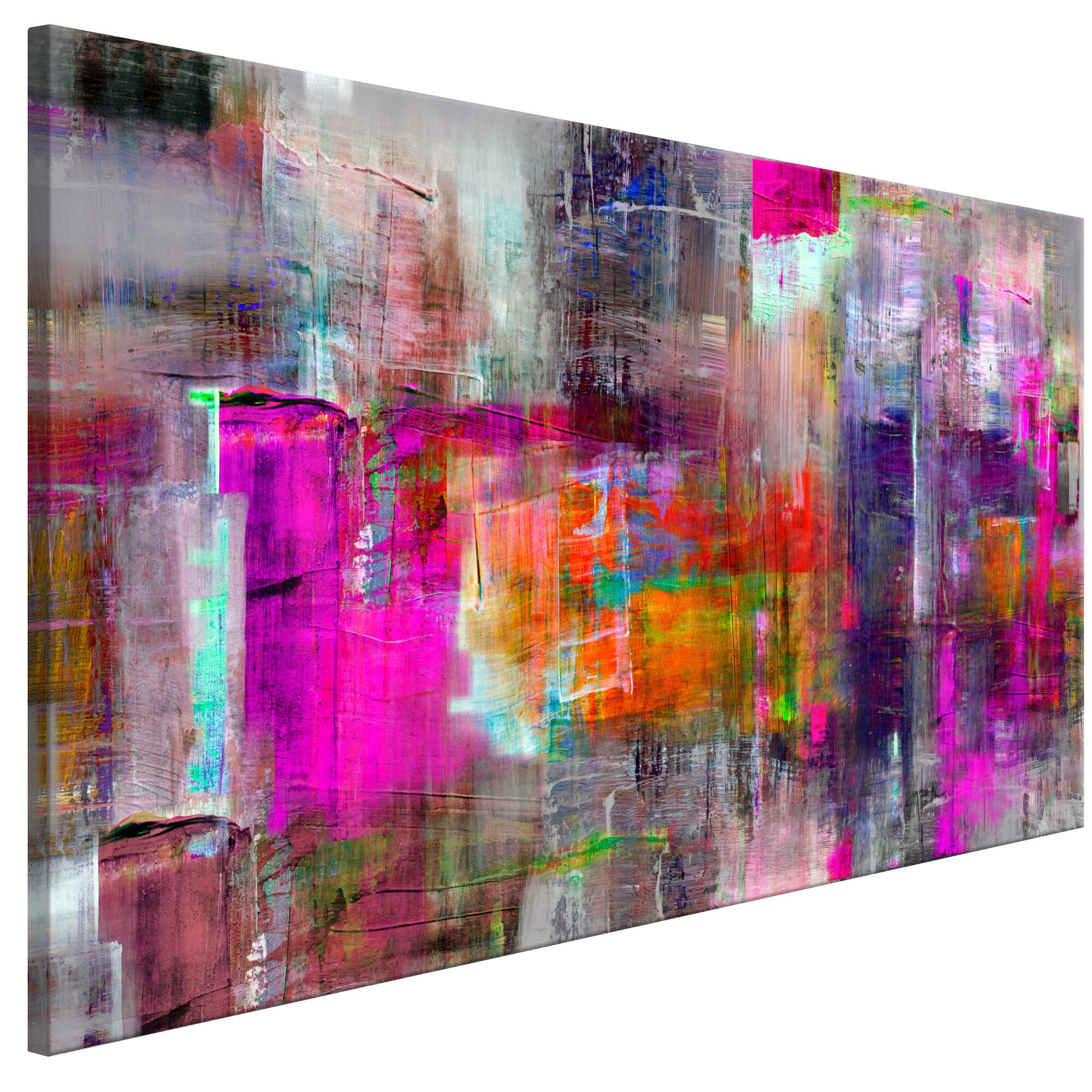 Tablou canvas - Land of Colors - 135 x 45 cm