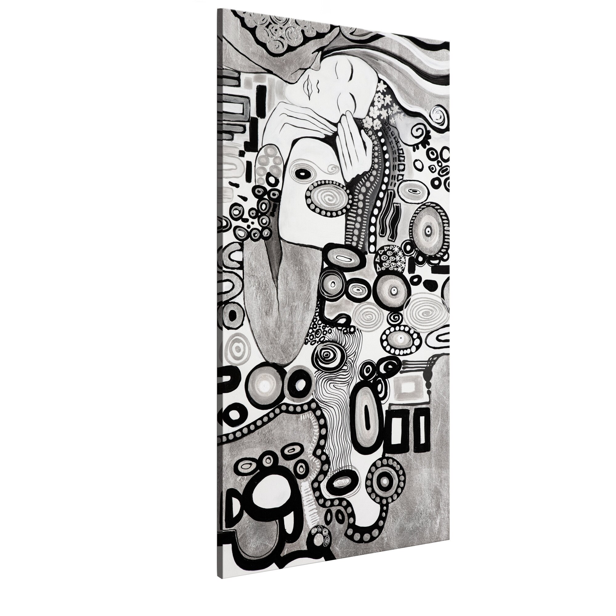 Tablou canvas - Iubire de argint - 30 x 60 cm