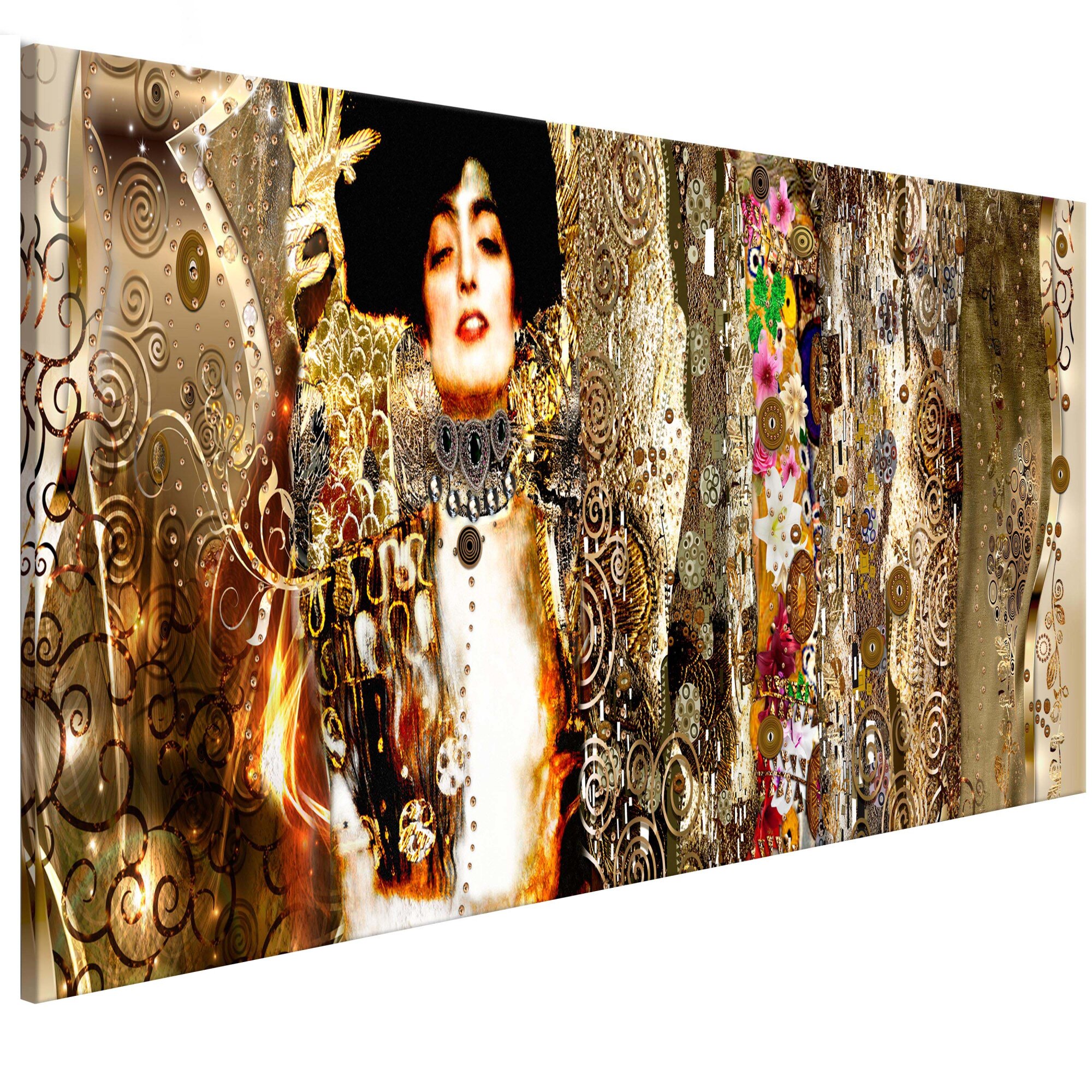 Tablou canvas - Judith Si Flori Inguste - 135 x 45 cm