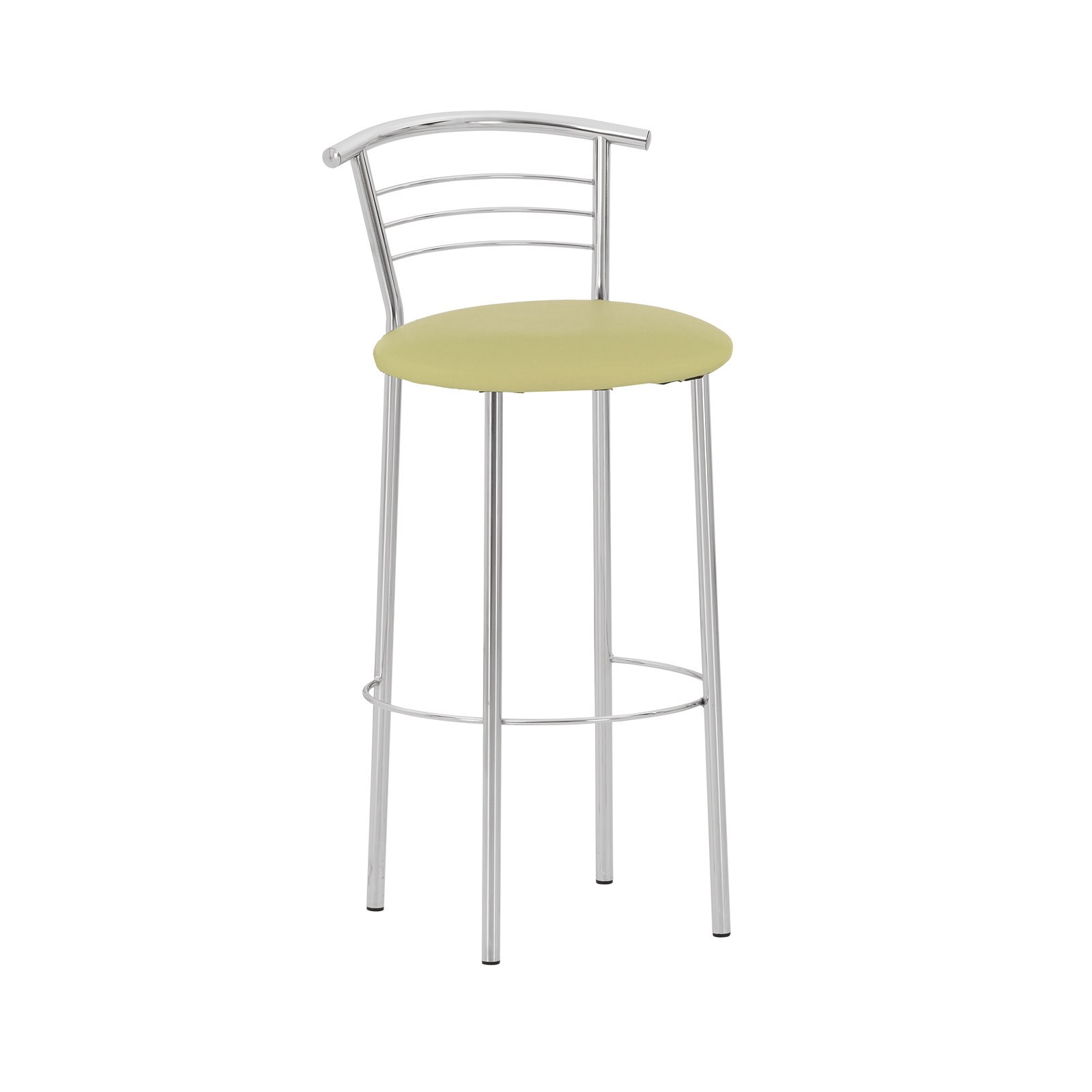 Scaun de bar MF MARCO Hoker, Oliv piele ecologica