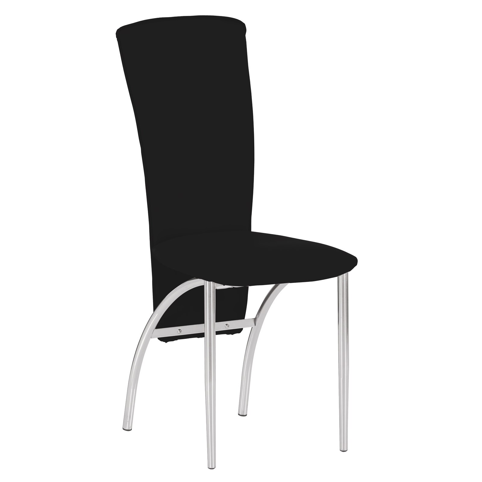 Scaun bucatarie MF AMELY, Negru piele ecologica