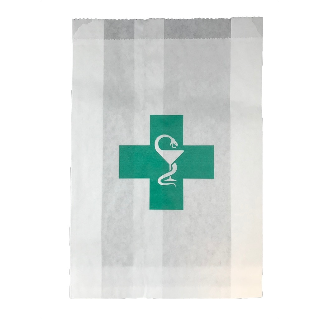 Pungi de farmacie 20cm x 6 cm x 31 cm , 100 bucati / set