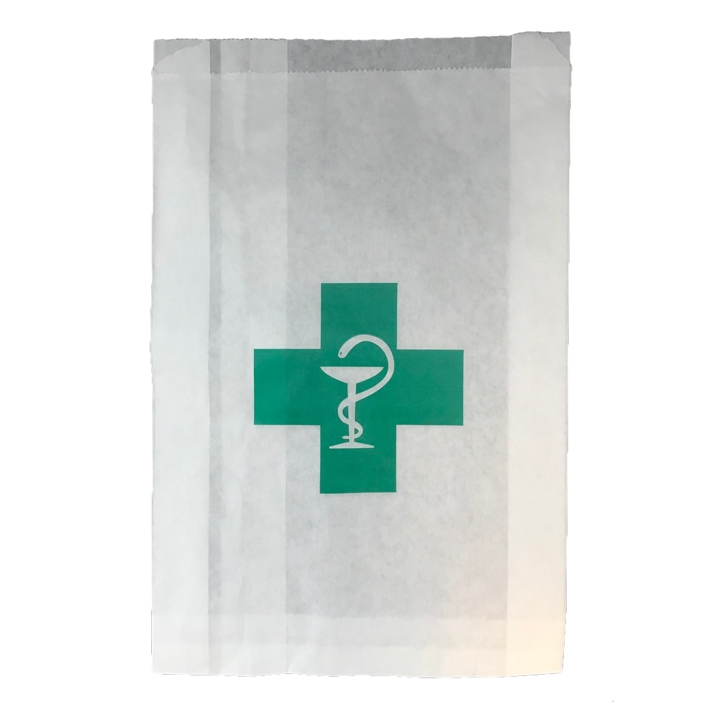 Pungi de farmacie 17 cm x 6 cm x 25 cm , 100 bucati / set