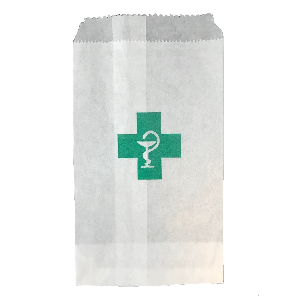 Pungi de farmacie 10 cm x 18 cm , 100 bucati / set