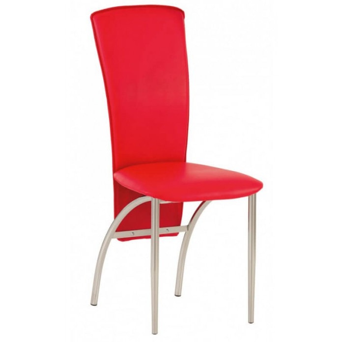 Scaun bucatarie MF AMELY, Rosu piele ecologica