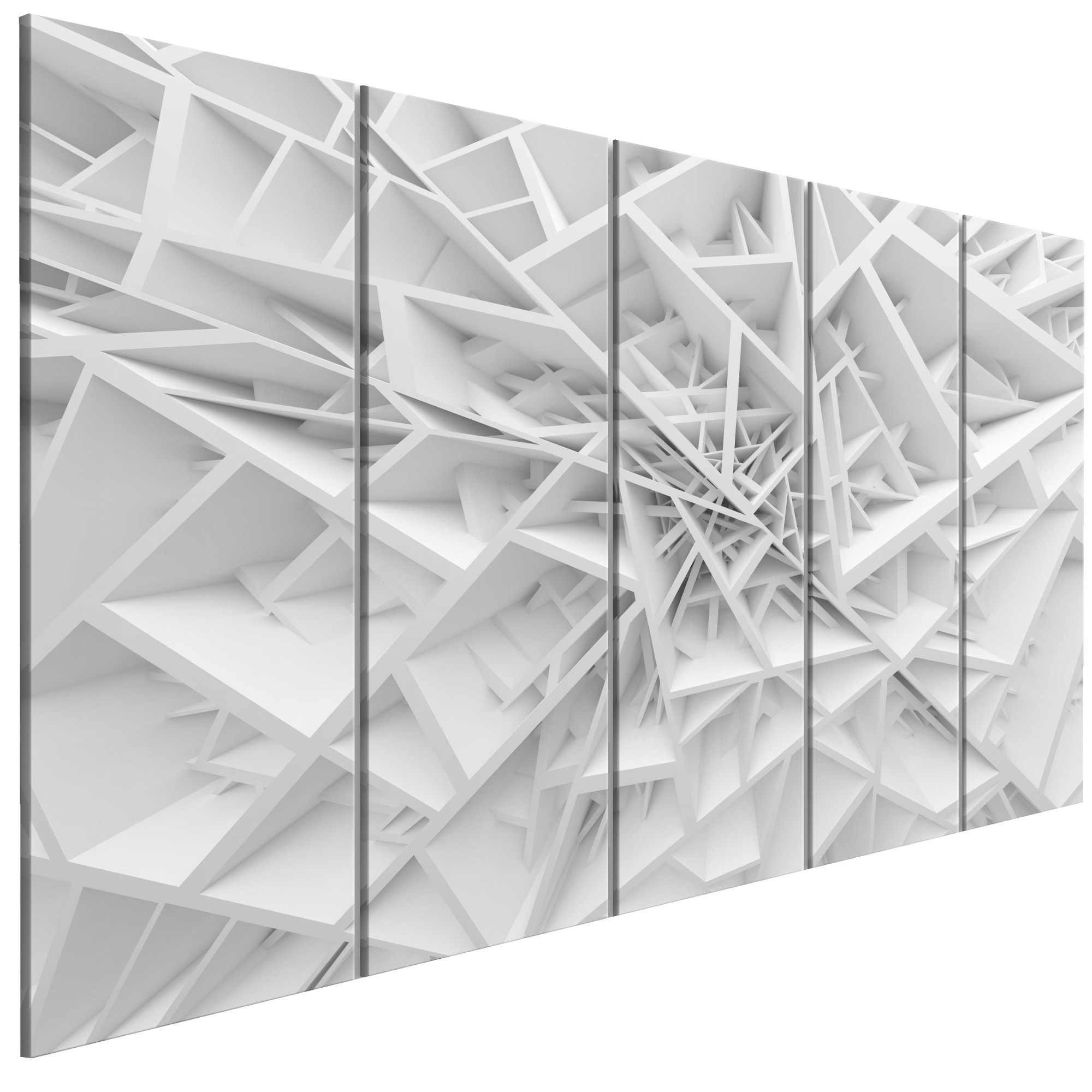 Tablou canvas 5 piese - Complica Geometrie Ingusta - 200 x 80 cm