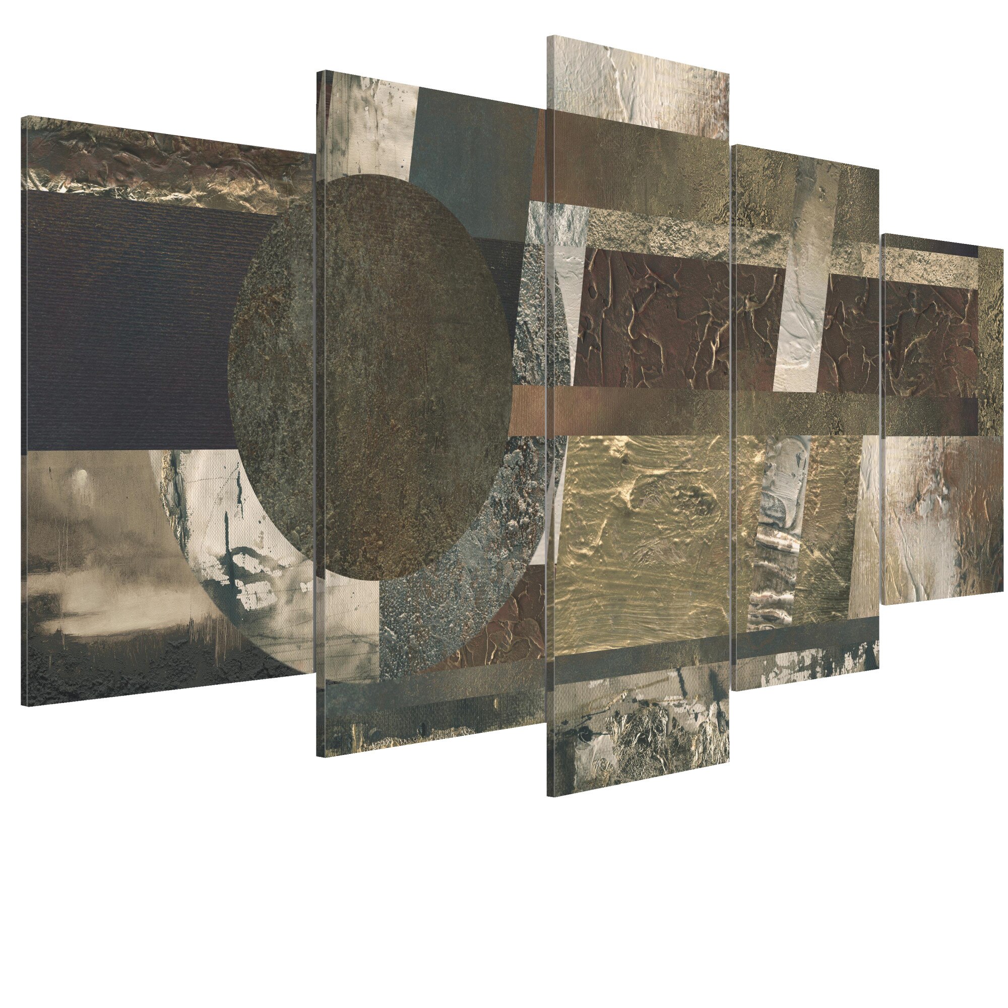 Tablou canvas 5 piese - Comorile lui Marte - 200 x 100 cm
