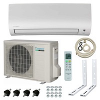 pachet aer conditionat daikin - 9000 btu - comfora  kit complet de montaj  3ml teava de cupru izolata 6 si 10 3ml furtun condens cablu electric 4x15 set console  banda matisat suruburi prindere amortizoare anti-vibratie imagen 22_0_
0
