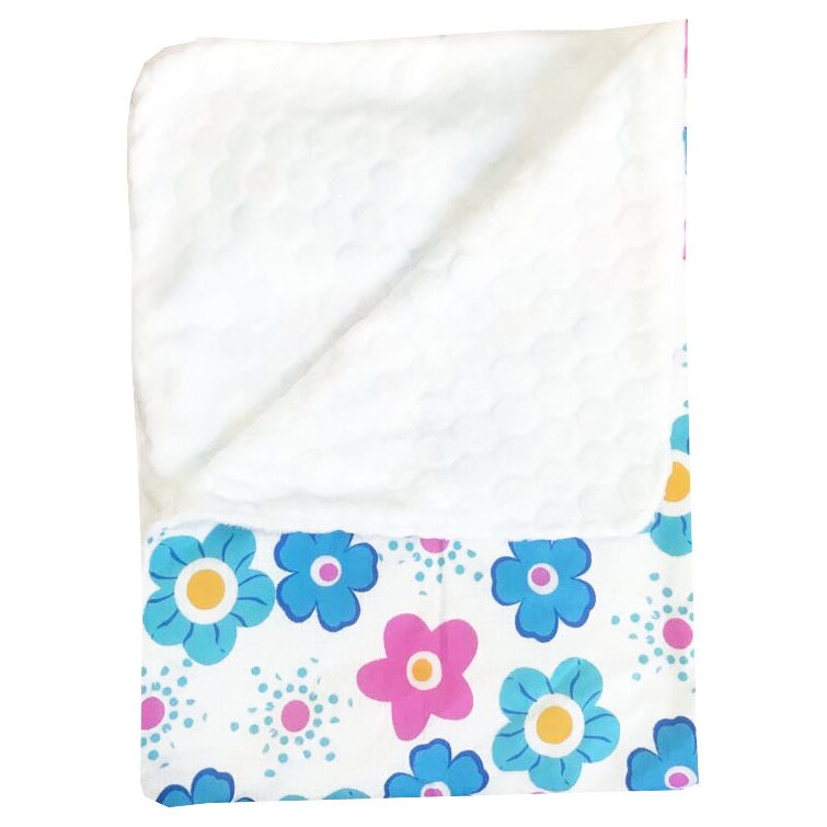 Paturica dubla bumbac - cocolino Deseda Floricele