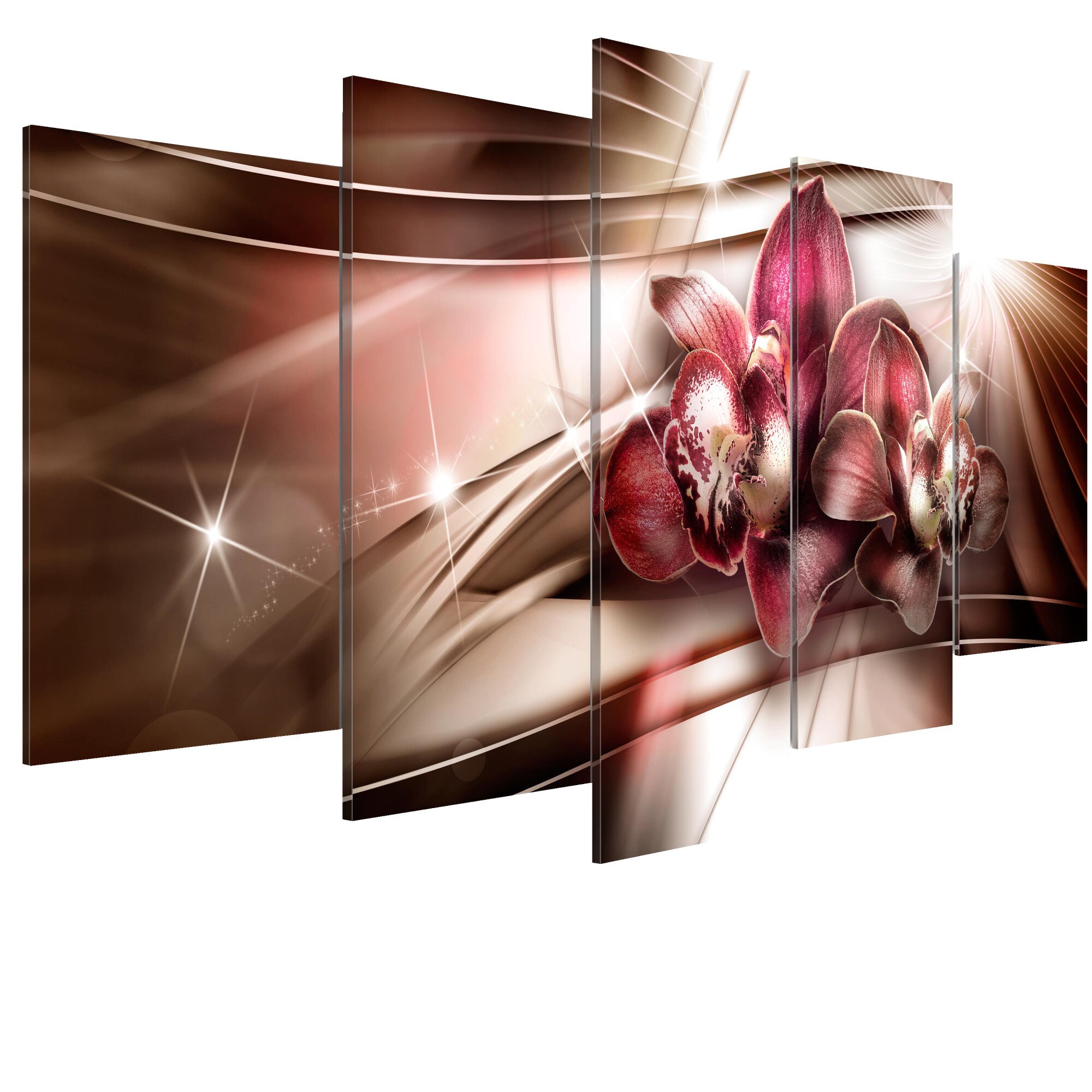 Tablou canvas 5 piese - Desert Wayfarer - 100 x 50 cm