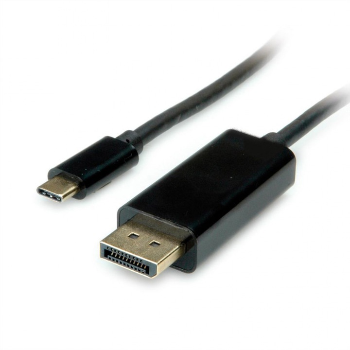 Кабел MYCON CON5846, USB-C към Displayport, 2 м, Черен