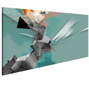 Tablou canvas - Nebunia geometrica - 70 x 35 cm