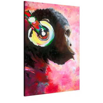 Tablou canvas - Monkey Music - 60 x 90 cm Tablou canvas - Monkey Music - 60 x 90 cm
