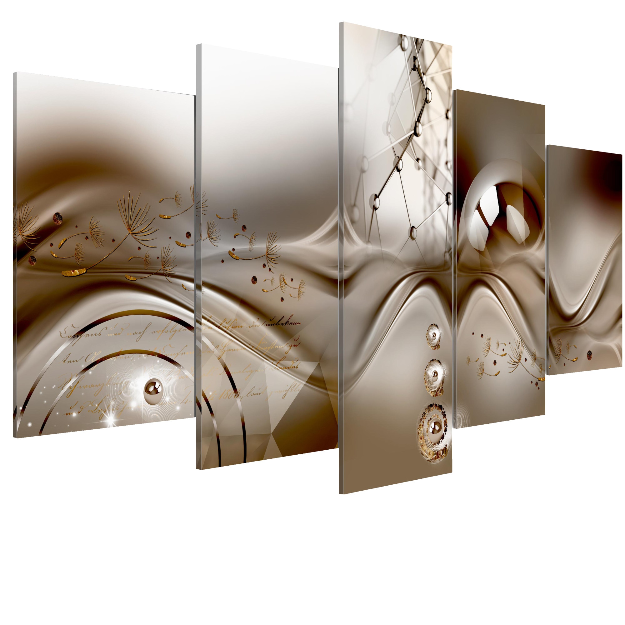 Tablou canvas 5 piese - Disarmonie artistica - 100 x 50 cm