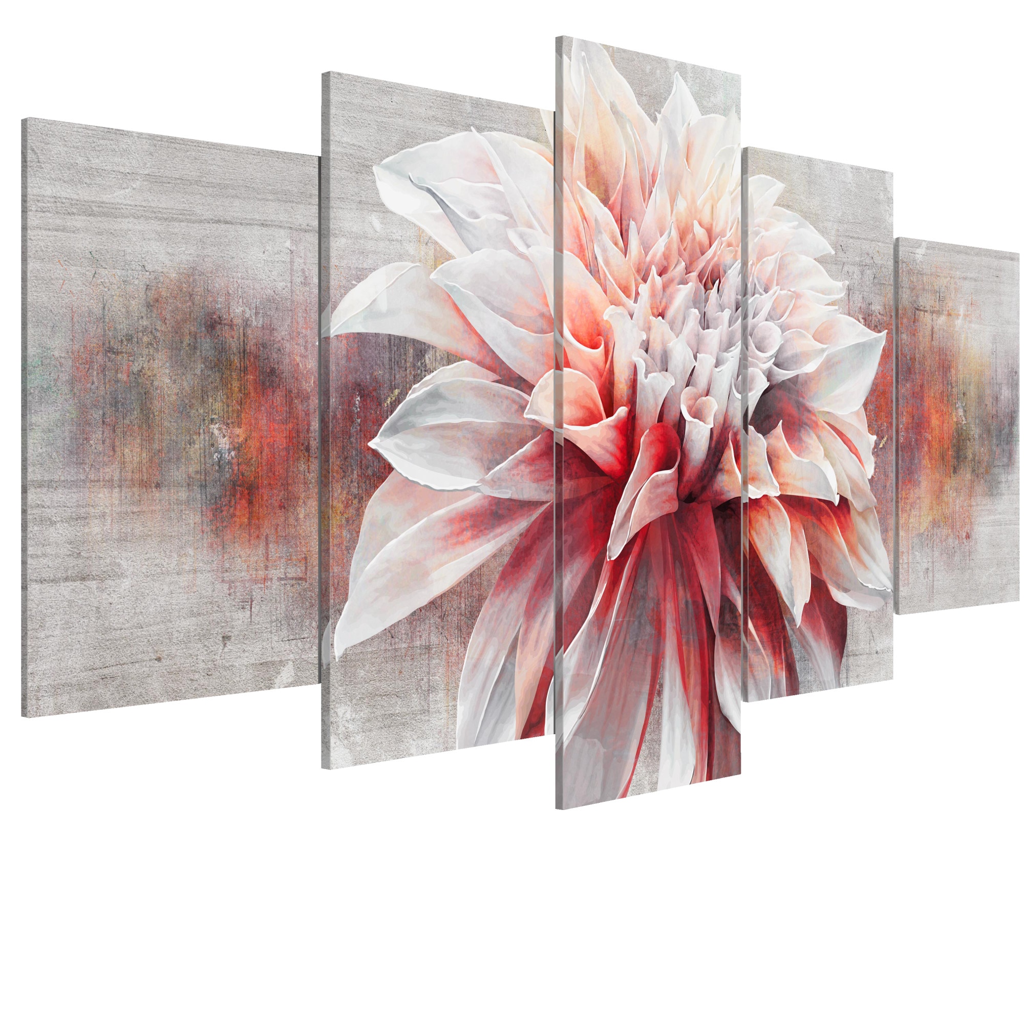 Tablou canvas 5 piese - Doamna frumoasa - 200 x 100 cm