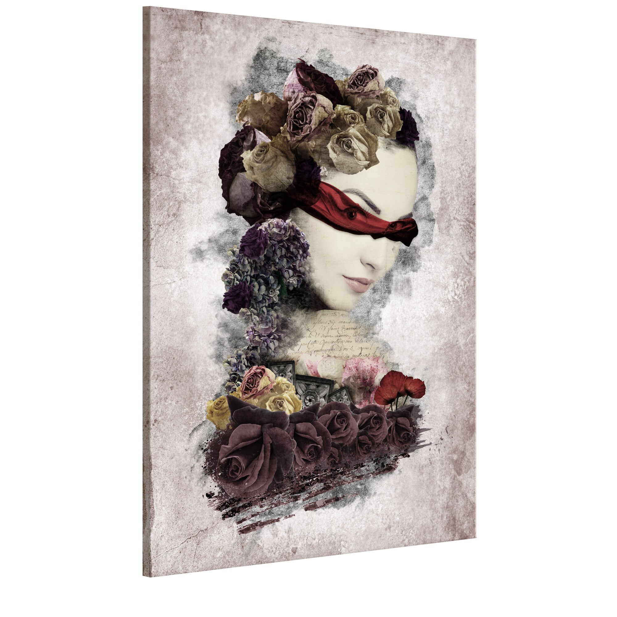Tablou canvas - Doamna misterioasa - 40 x 60 cm