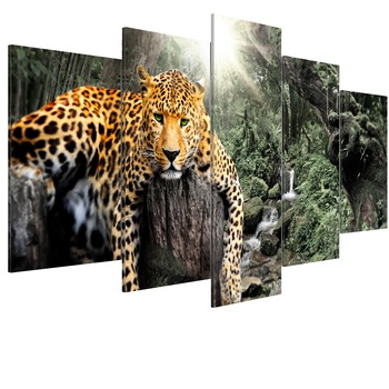 Tablou canvas 5 piese - Dupa-amiaza leneSa - 200 x 100 cm Tablou canvas 5 piese - Dupa-amiaza leneSa - 200 x 100 cm