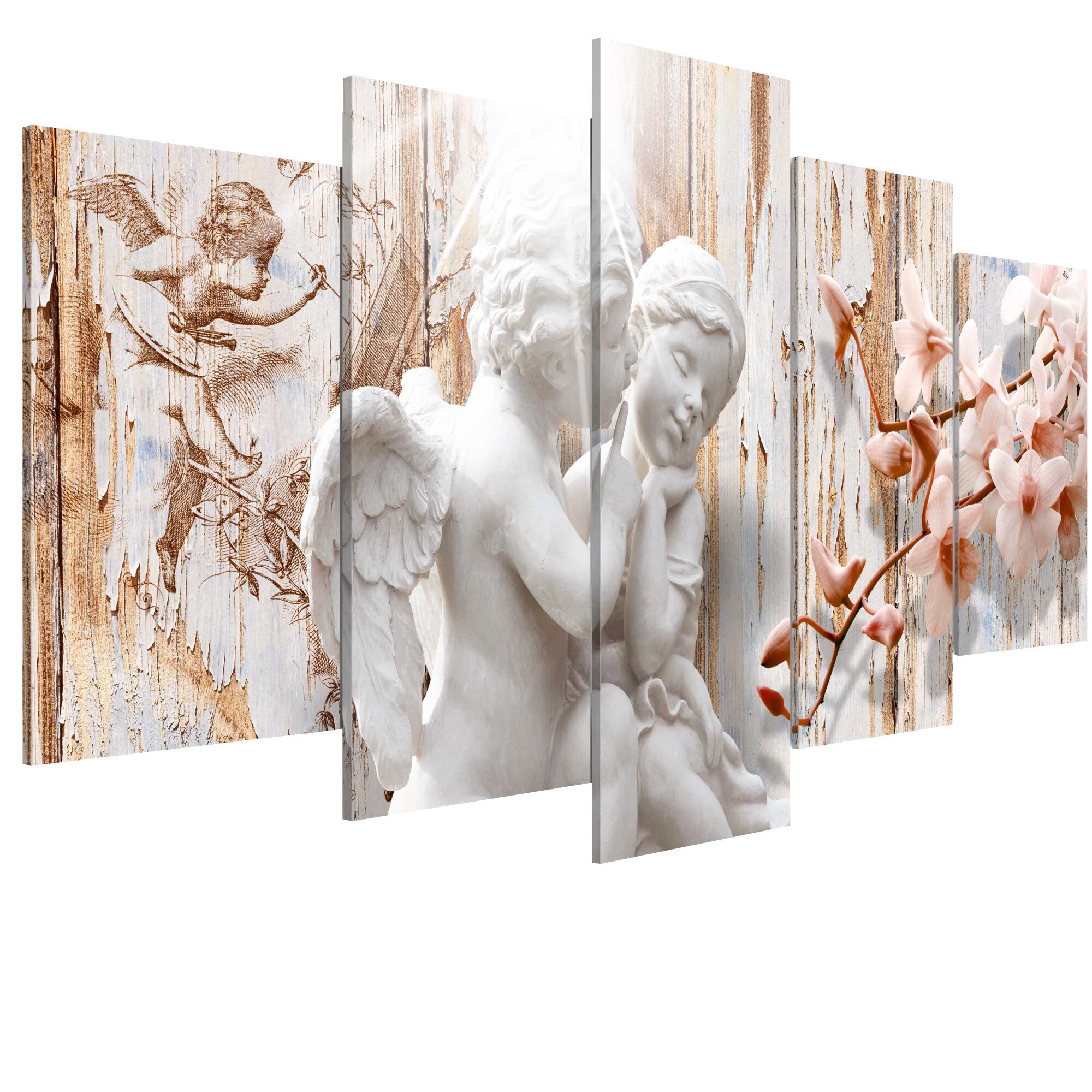 Tablou canvas 5 piese - Elaborarea sentimentelor - 200 x 100 cm