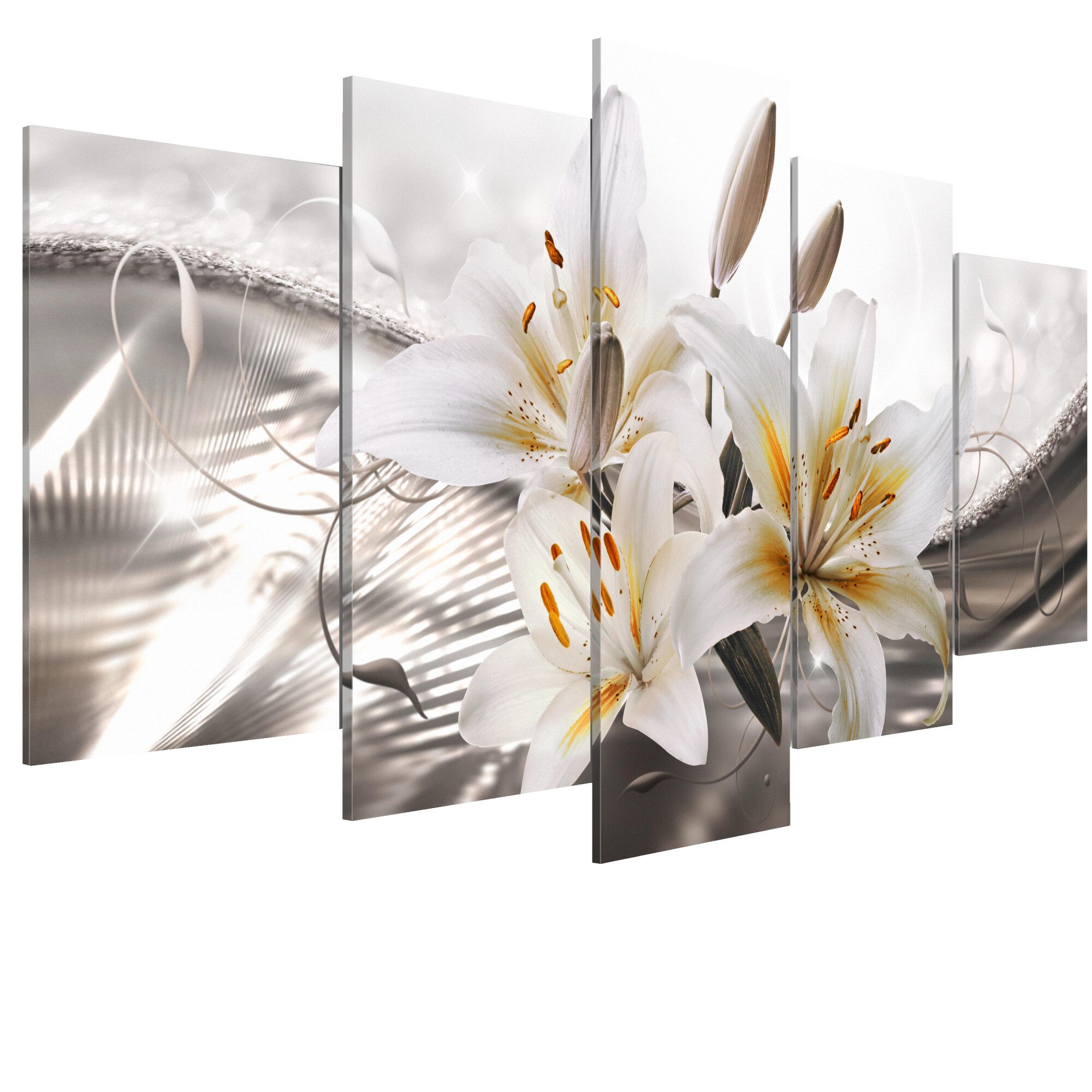 Tablou canvas 5 piese - Eleganta eterica - 200 x 100 cm