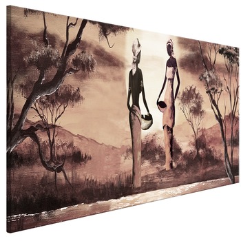 Tablou canvas - Femeile muncitoare Inguste - 135 x 45 cm Tablou canvas - Femeile muncitoare Inguste - 135 x 45 cm