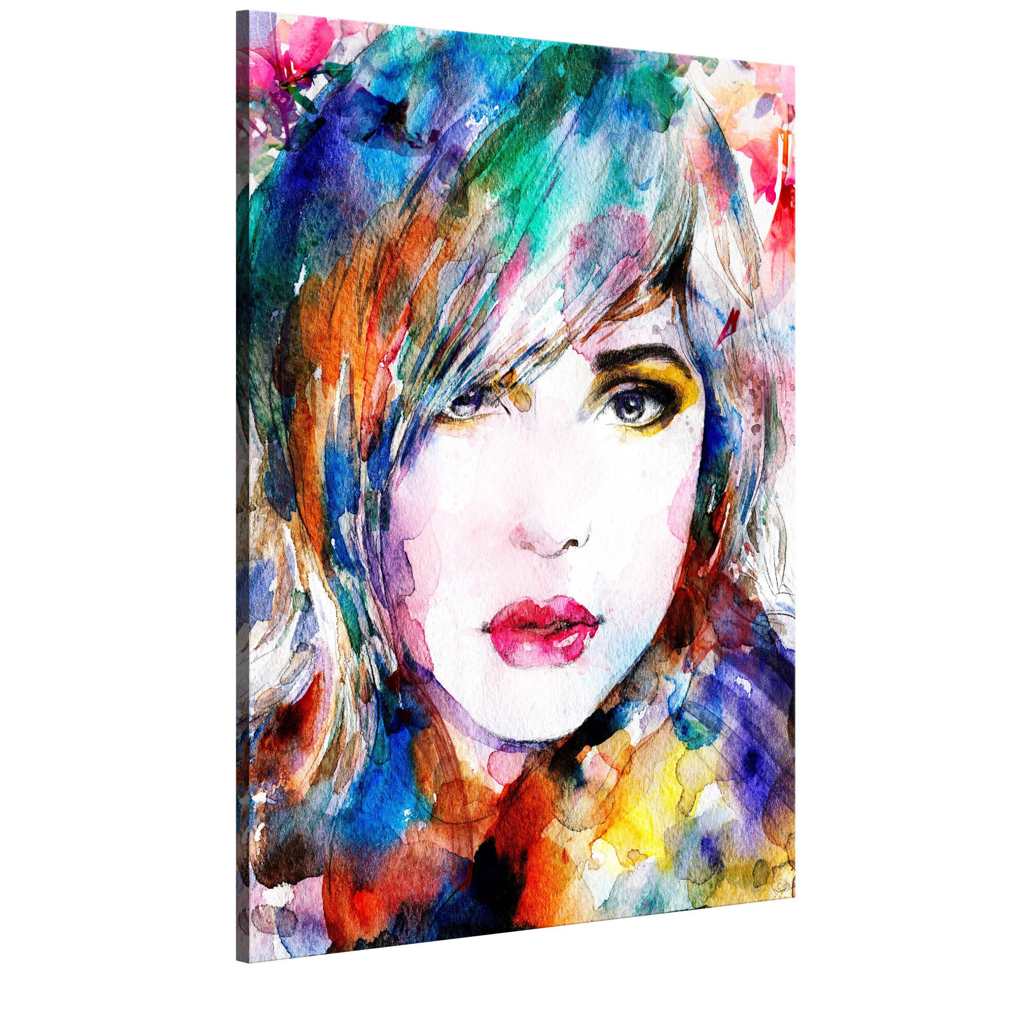 Tablou canvas - Fata curcubeului - 40 x 60 cm