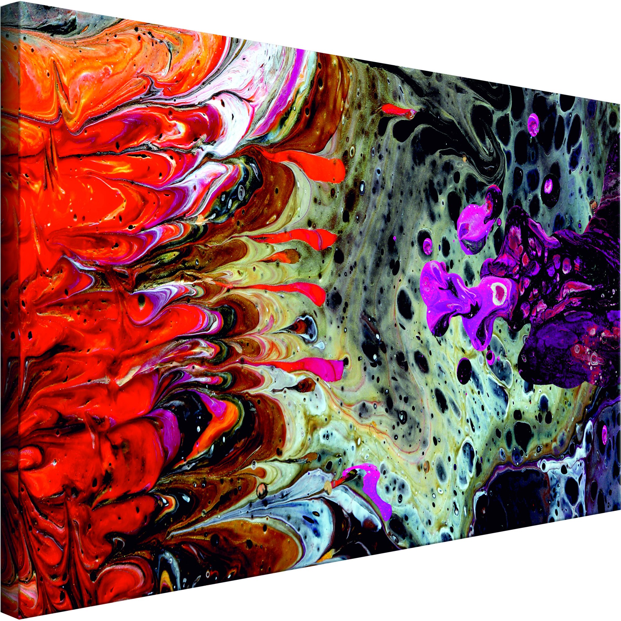 Tablou canvas - Paint Fusion Wide - 60 x 30 cm