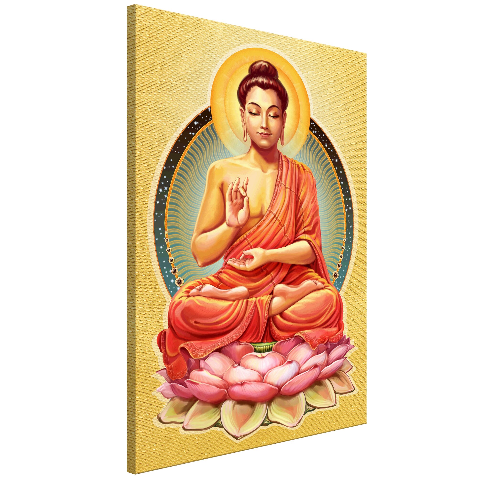 Tablou canvas - Pacea de la Buddha Vertical - 80 x 120 cm